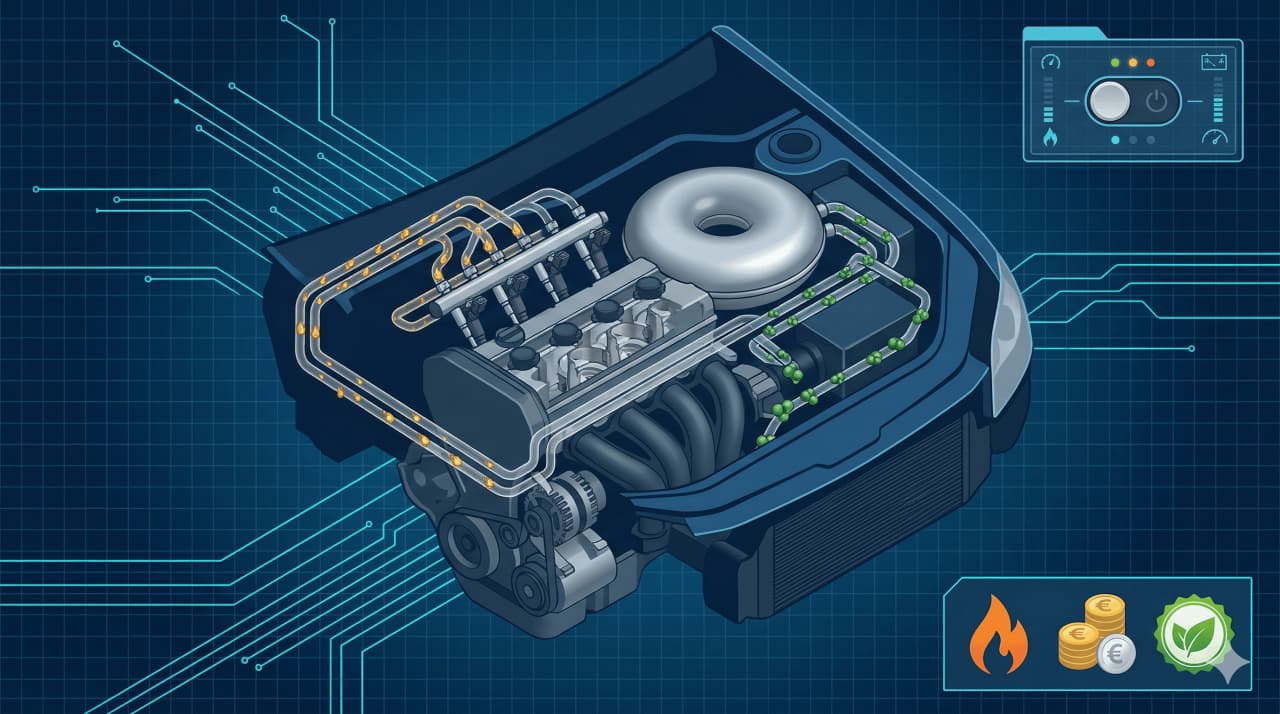 Bicarburación gasolina GLP: bombona de gas y motor gasolina, instalación bicarburante en coche