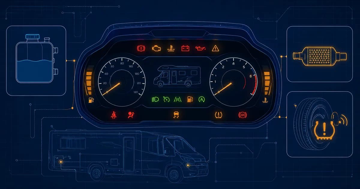 Cuadro de mandos Fiat Ducato 2025: instrumentación digital y testigos
