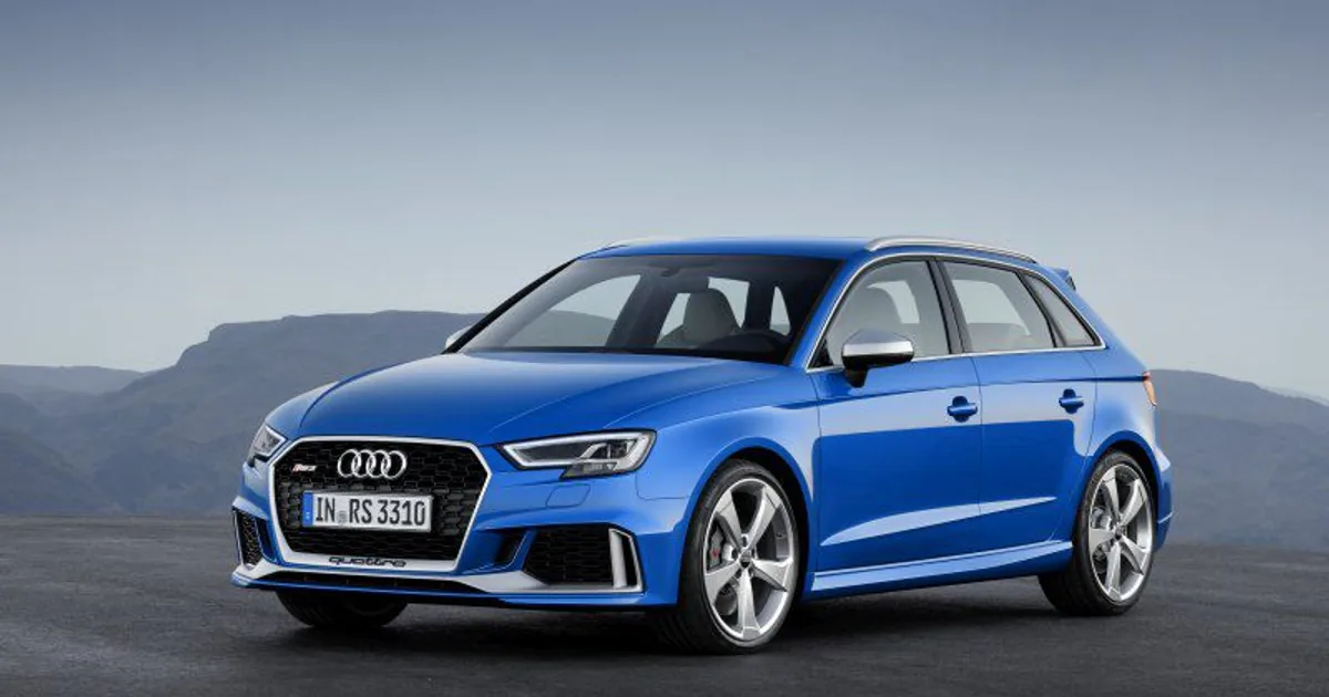 Audi RS3 sportback (8VA, restyling 2017) (2017–2017)